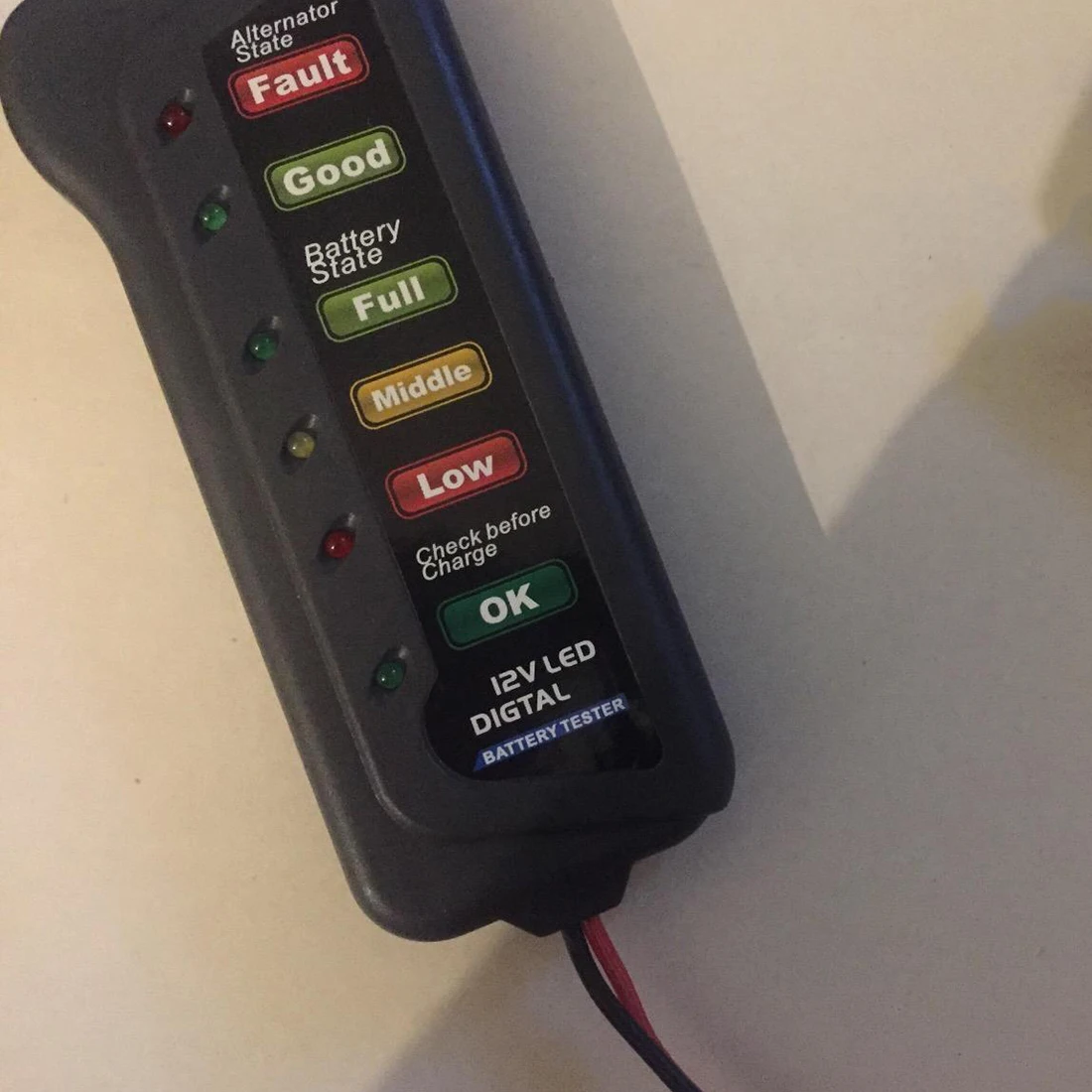 FUNN 12V батарея автомобиля и генератор тест er состояние батареи зарядка генератора