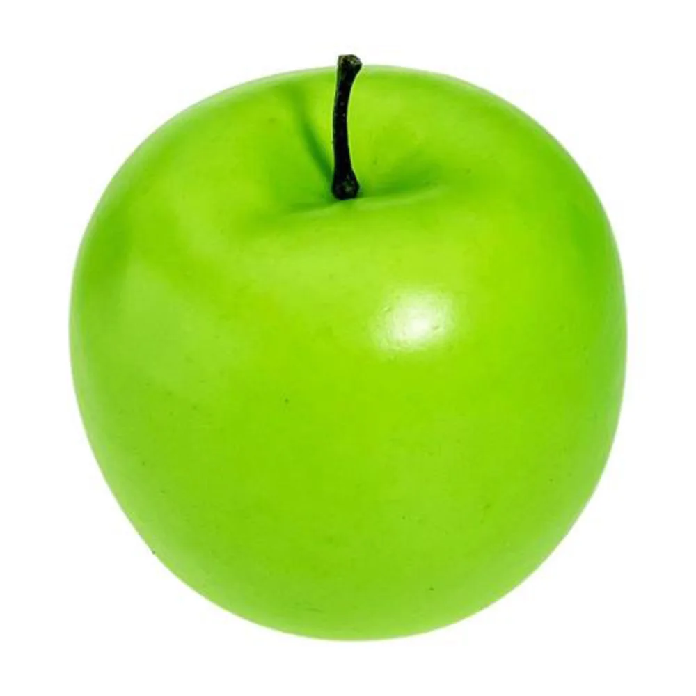 10 шт Искусственный Зеленое яблоко Red Delicious Декоративные искусственные яблоки диаметром учебных пособий фрукты настольные лампы в виде фруктов
