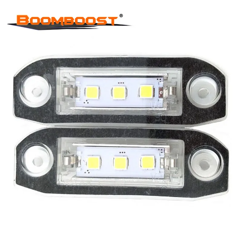6000K 12v 2pcs LED License Lamp Assembly plate light White for Volvo S40 S60 S80 XC70 XC60 Automotive Car-Styling | Автомобили и