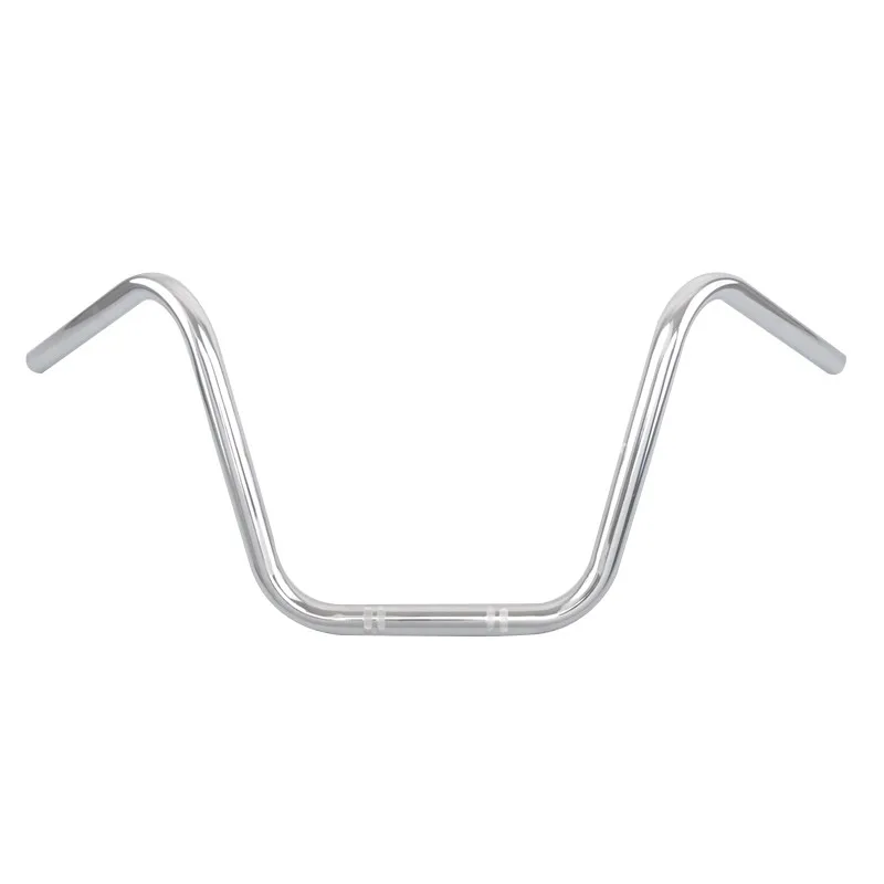 

Chrome 22mm 7/8" High Rider Handlebars Drag Bar Fits For Harley Honda Suzuki Kawasaki