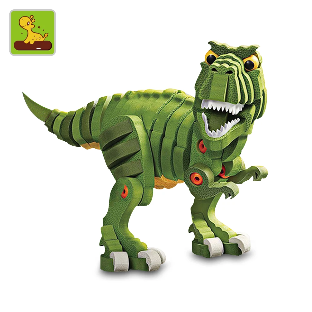 № 3136 104 шт. 3D Детские игрушки пены сращены Tyrannosaurus Rex высокой плотности EVA
