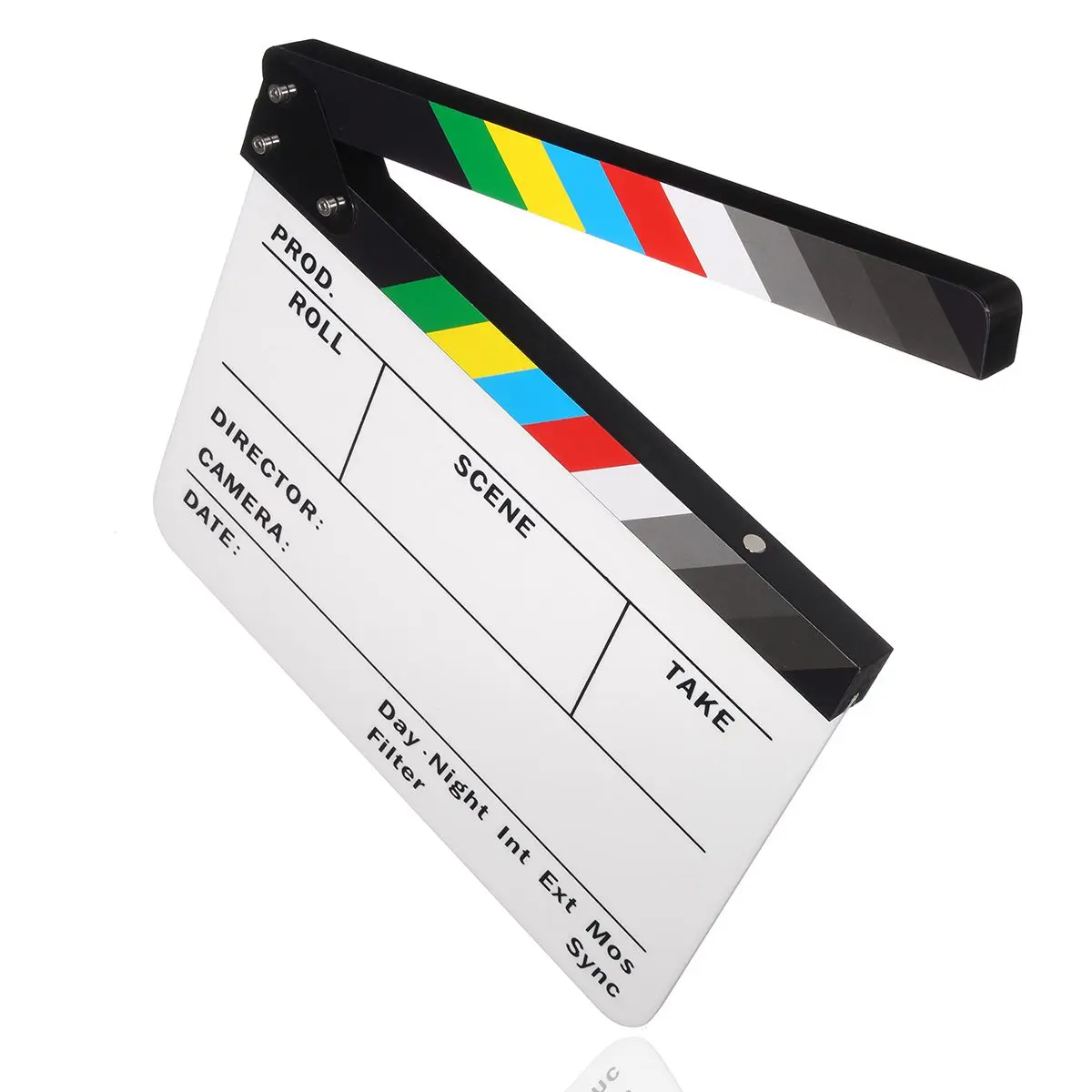 Профессиональная Красочная доска Clapperboard Clapper акриловый режиссер ТВ фильм Акция