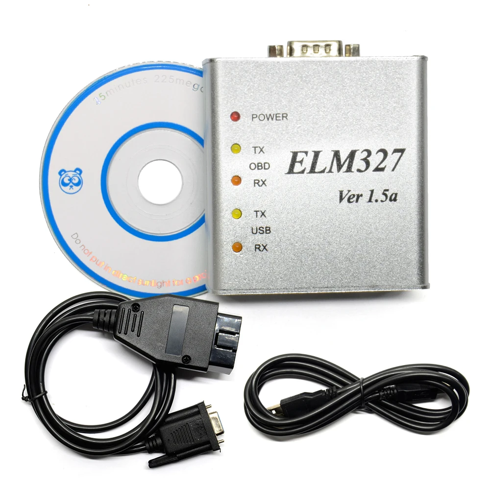 Автомобильный диагностический сканер ELM327 металлический алюминиевый USB ELM 327 с