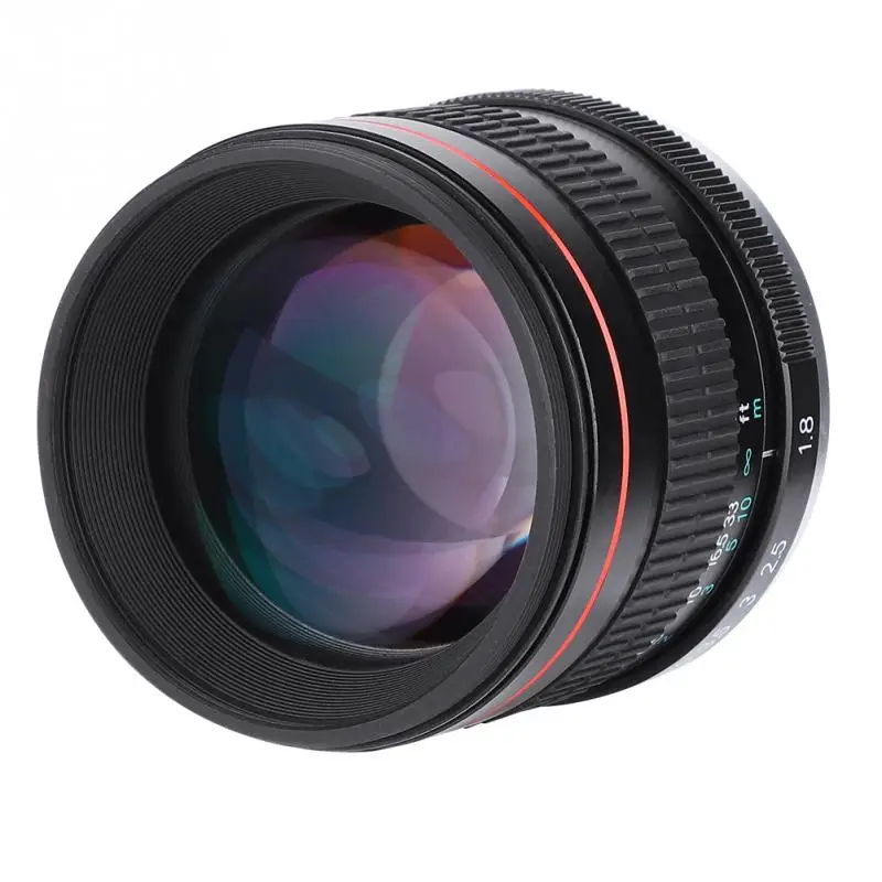 85 мм F1.8 Средний телефото ручной полный рамки Prime объектив для DSLR камер Профессиональный Высокое качество