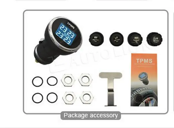 Модная новая система контроля давления в шинах TPMS + 4 внешних датчика