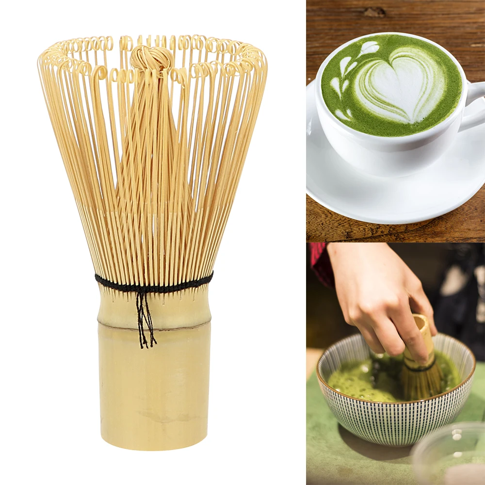 Зеленый чайный венчик для пудры Matcha Бамбуковая чайная щетка Chasen - Цена: 603,45 руб.