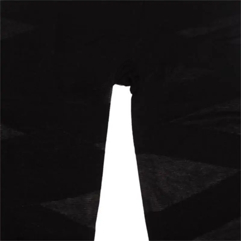 Женские чулки с перекрестными ремешками Goth Rocker черные облегающие колготки