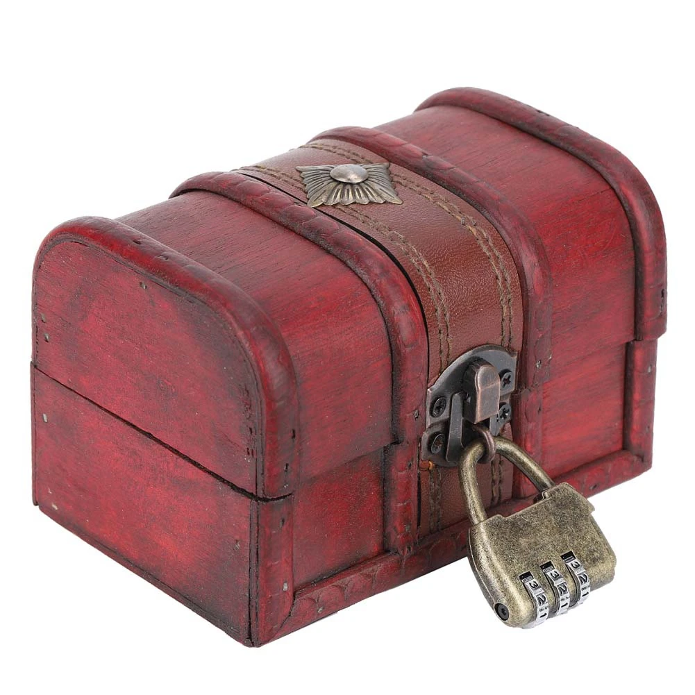 Модный винтажный деревянный ящик для хранения ювелирных изделий ручной работы