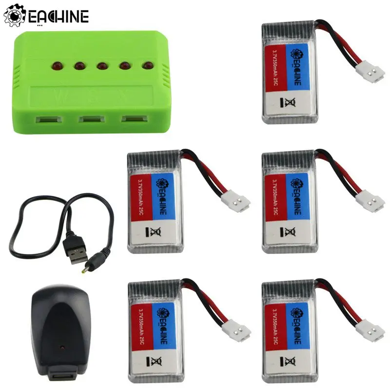 Eachine E016H запасные части для радиоуправляемого квадрокоптера Запчасти 5 шт. 3 7 V 350