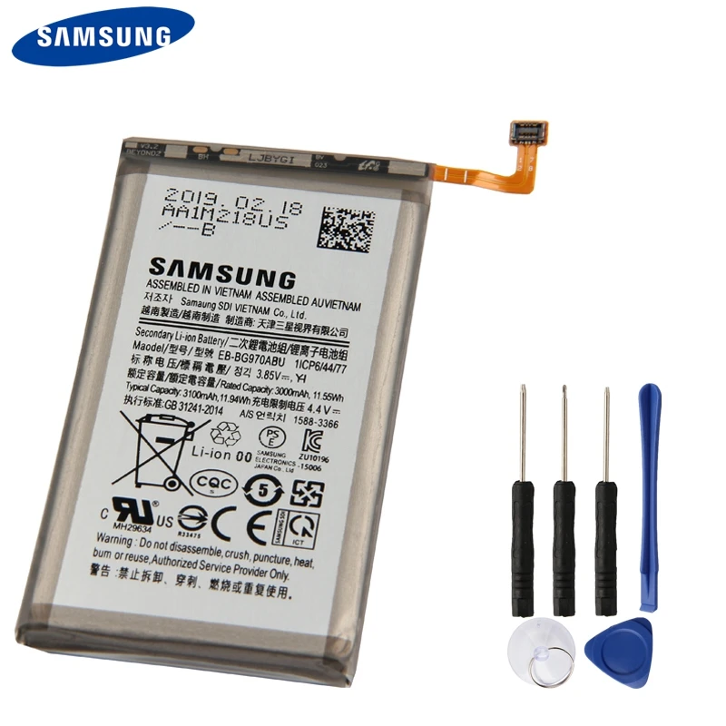 Оригинальная запасная аккумуляторная батарея для Samsung Galaxy S10e S10E S10 3100 мАч |