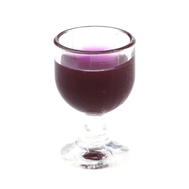 10 шт миниатюрные бокалы для шампанского вина аксессуары дома 1/12 кукольного