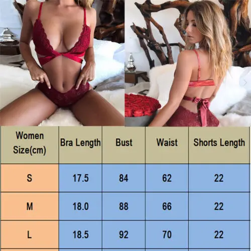 Thefound 2019 New Sexy Lingerie Lace Bra+G-string Thong Set Babydoll Sleepwear Underwear Nightwear | Женская одежда
