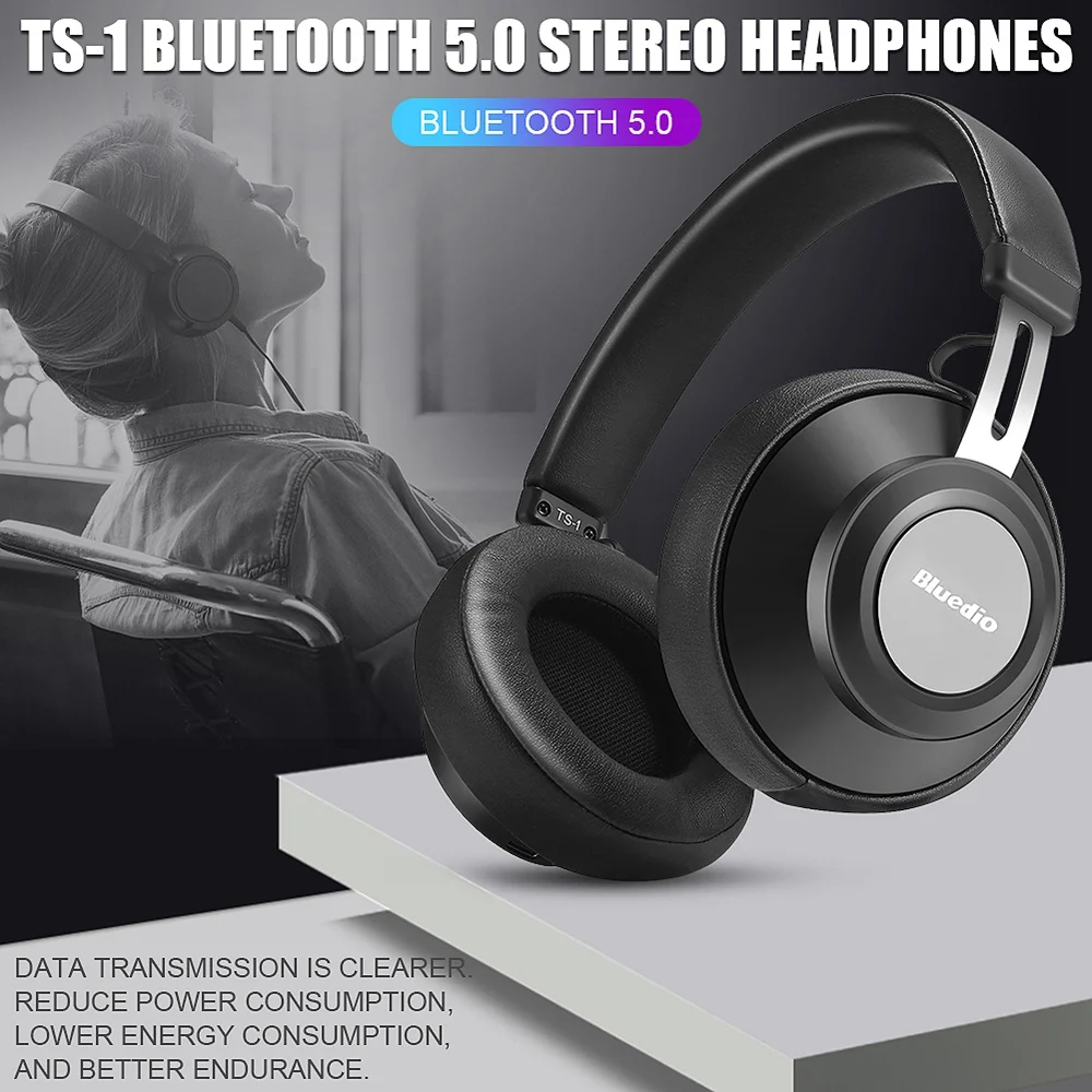 Bluedio Ts 1 Bluetooth 5 0 музыкальные наушники стерео игровая гарнитура наушники|Наушники