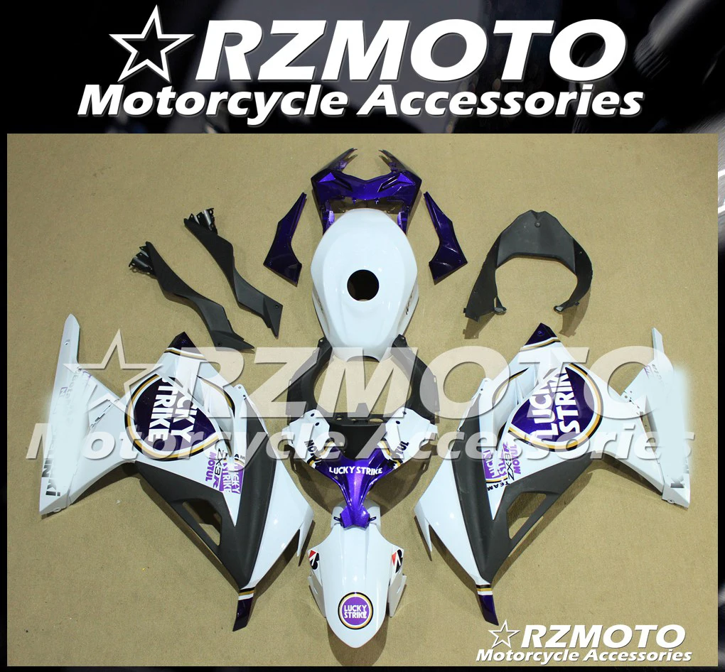 ABS обтекатель кузова комплект пригодный для Kawasaki Ninja300R 13 14 15 16 17 Ninja250R EX250 EX300 2013 2014