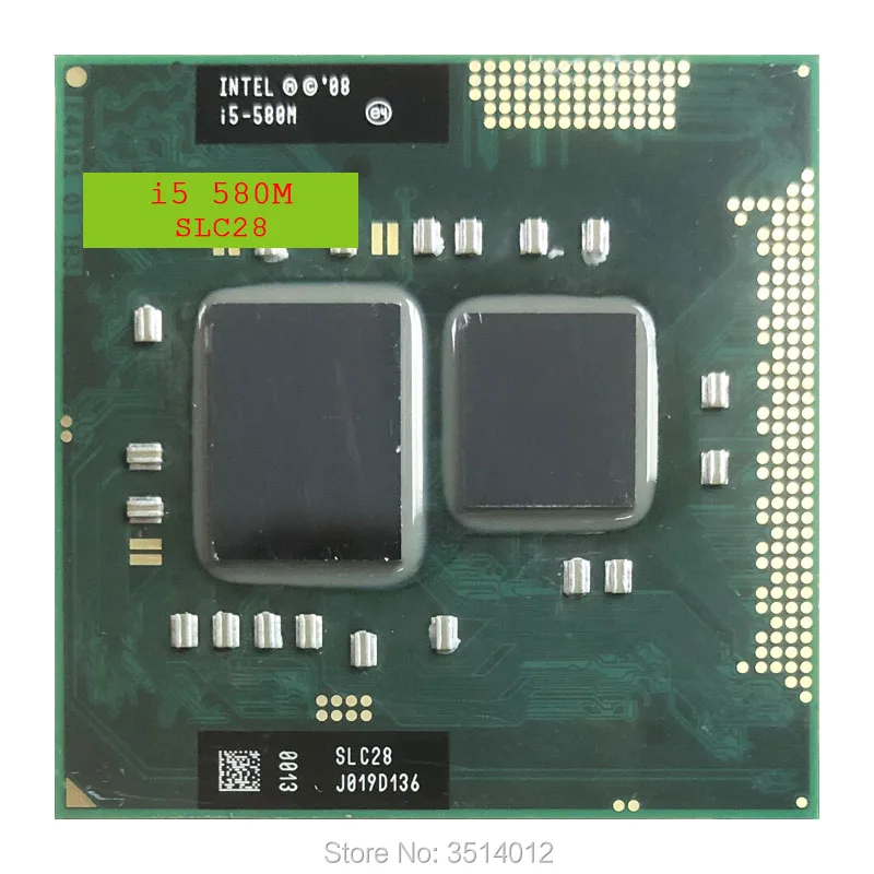 Процессор Intel Core i5 580M SLC28 двухъядерный процессор с четырехъядерным процессором 2 6
