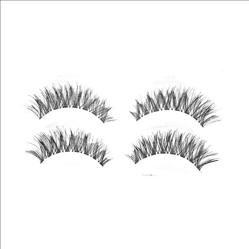 Женские повседневные натуральные Толстые Накладные ресницы для макияжа глаз