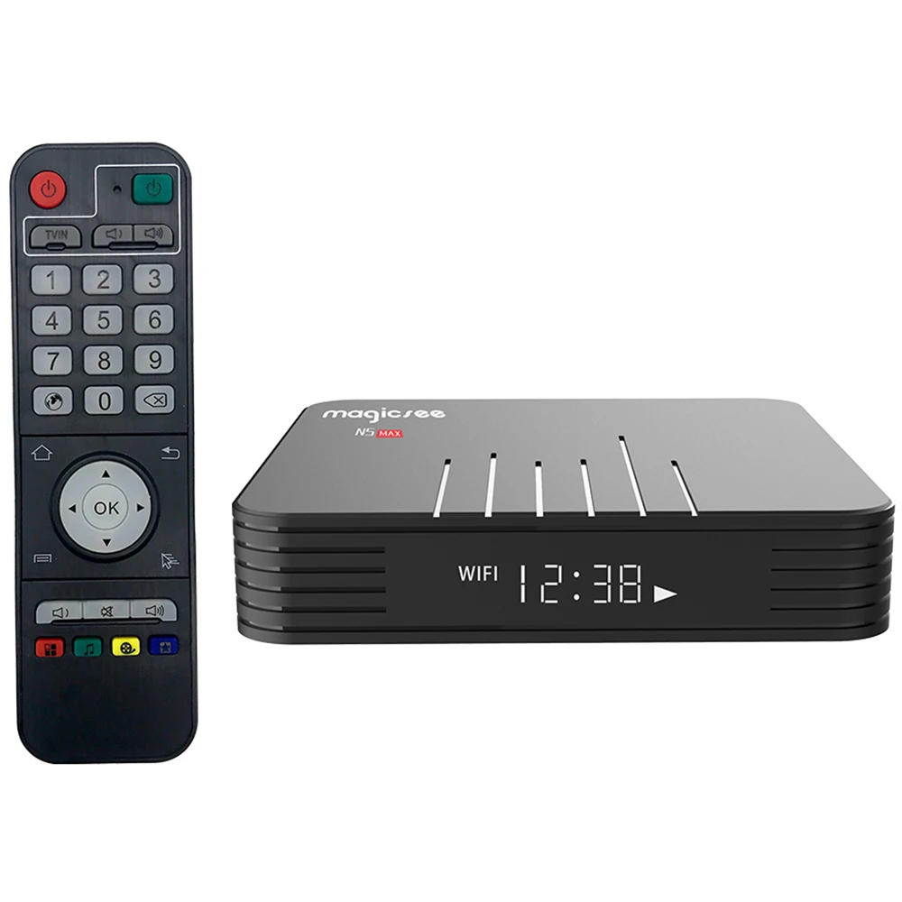 ТВ приставка MAGICSEE N5 Max Android 9 0 Amlogic S905X2 2 4 ГГц + 5 WiFi ГБ 16 ГБ/4 32 ГБ/64 Гб Bluetooth 1 Поддержка