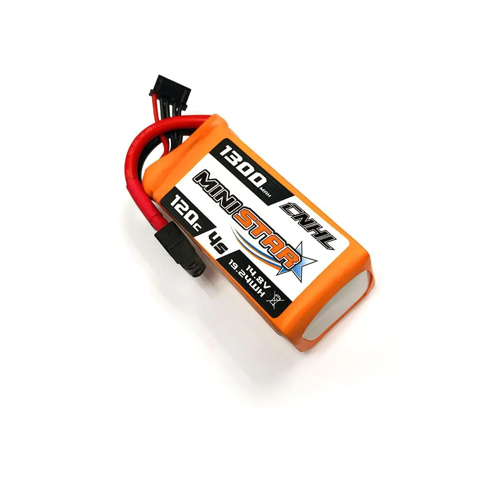 CNHL MiniStar 14 8 V 1300 мА/ч 4S 120C Перезаряжаемые литий-полимерный аккумулятор с XT60 разъем