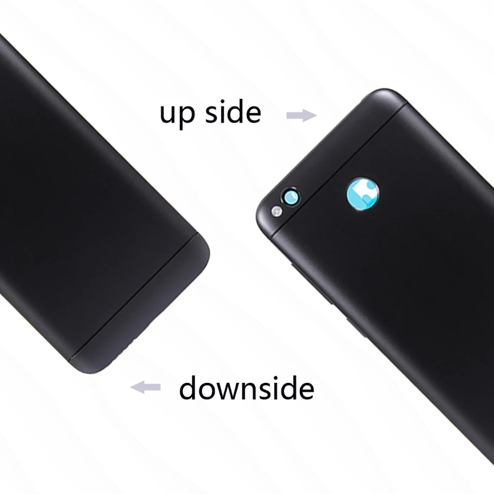 SRJTEK задний корпус для XIAOMI Redmi 4X чехол задняя крышка батарейный отсек с кнопкой