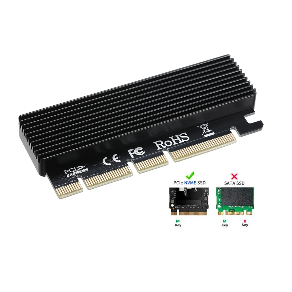 PCIE NVME m.2 SSD для 4X 8X 16X интерфейс карты расширения адаптер карта полная скорость