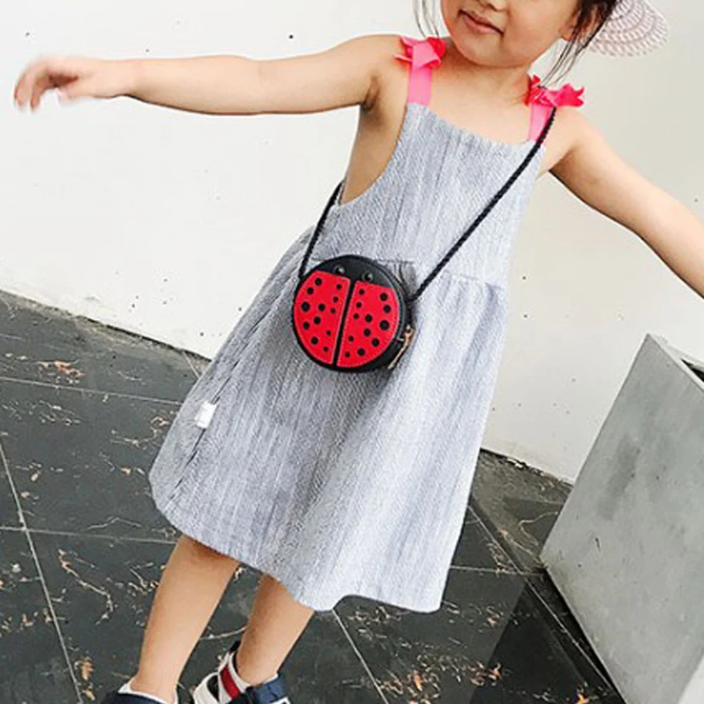 Детский кошелек Подарочная мультяшная сумка с животными улитка божья коровка