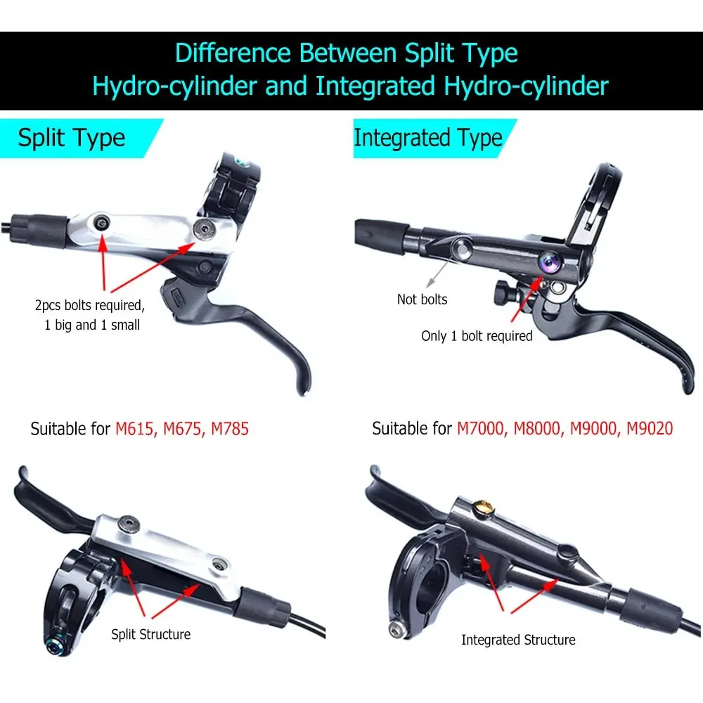 2 шт./4 шт. TC4 титановый велосипедный Гидравлический тормозной цилиндр