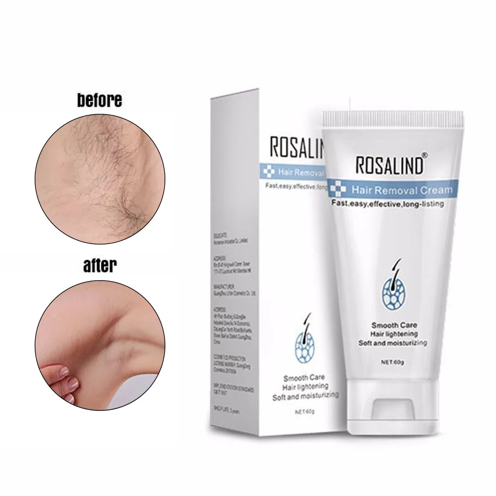 60 г Супер Натуральный Крем для удаления волос подмышек рук ног тела