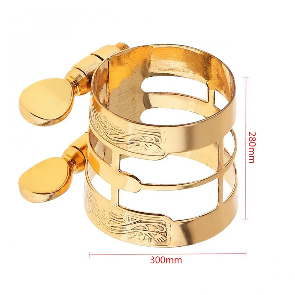 Новые резные металла Ligature Alto Sax мундштук кларнета соединительные зажимы для альт