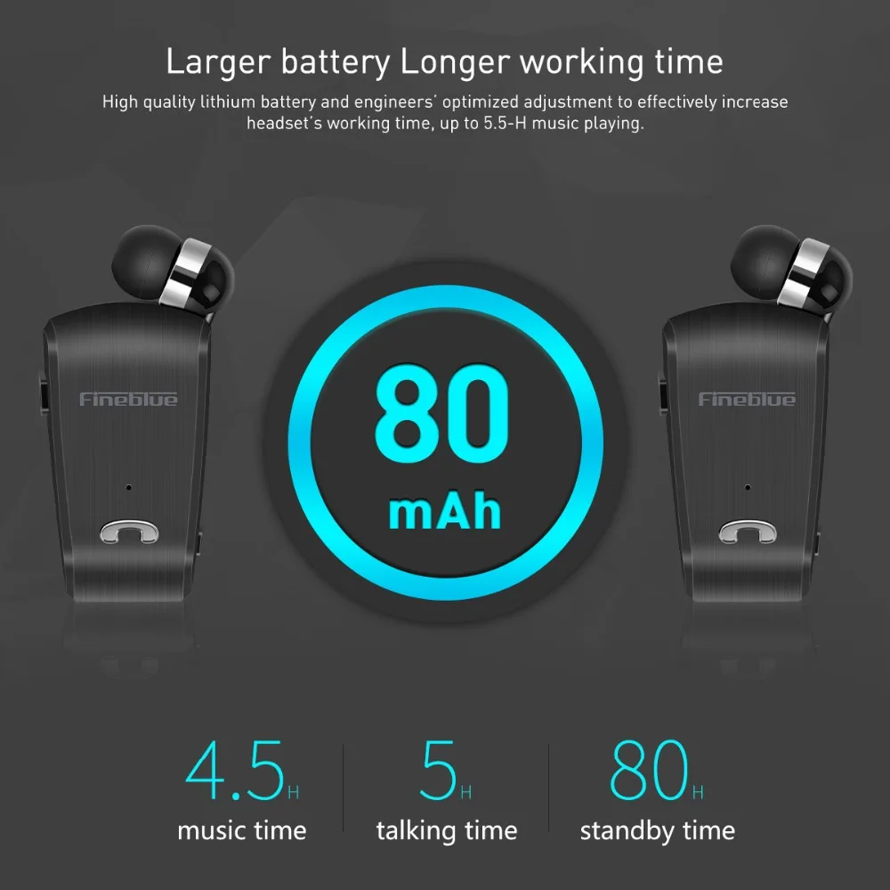 Fineblue L18 оригинальная Беспроводная мини гарнитура с сумкой для переноски