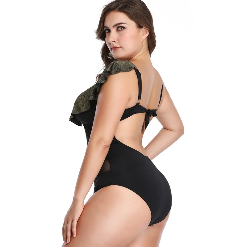 New 2019 Plus Size Womens One-Piece Swimsuit Beachwear Swimwear Push Up Monokini Bikini Bathing | Спорт и развлечения