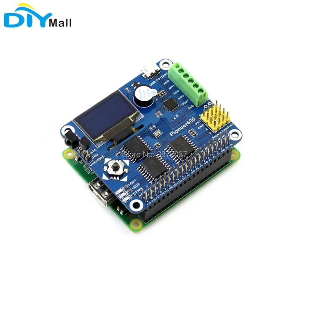 Pioneer600 Плата расширения 0 96 дюймов OLED дисплей CP2102 USB к UART интерфейс датчика для