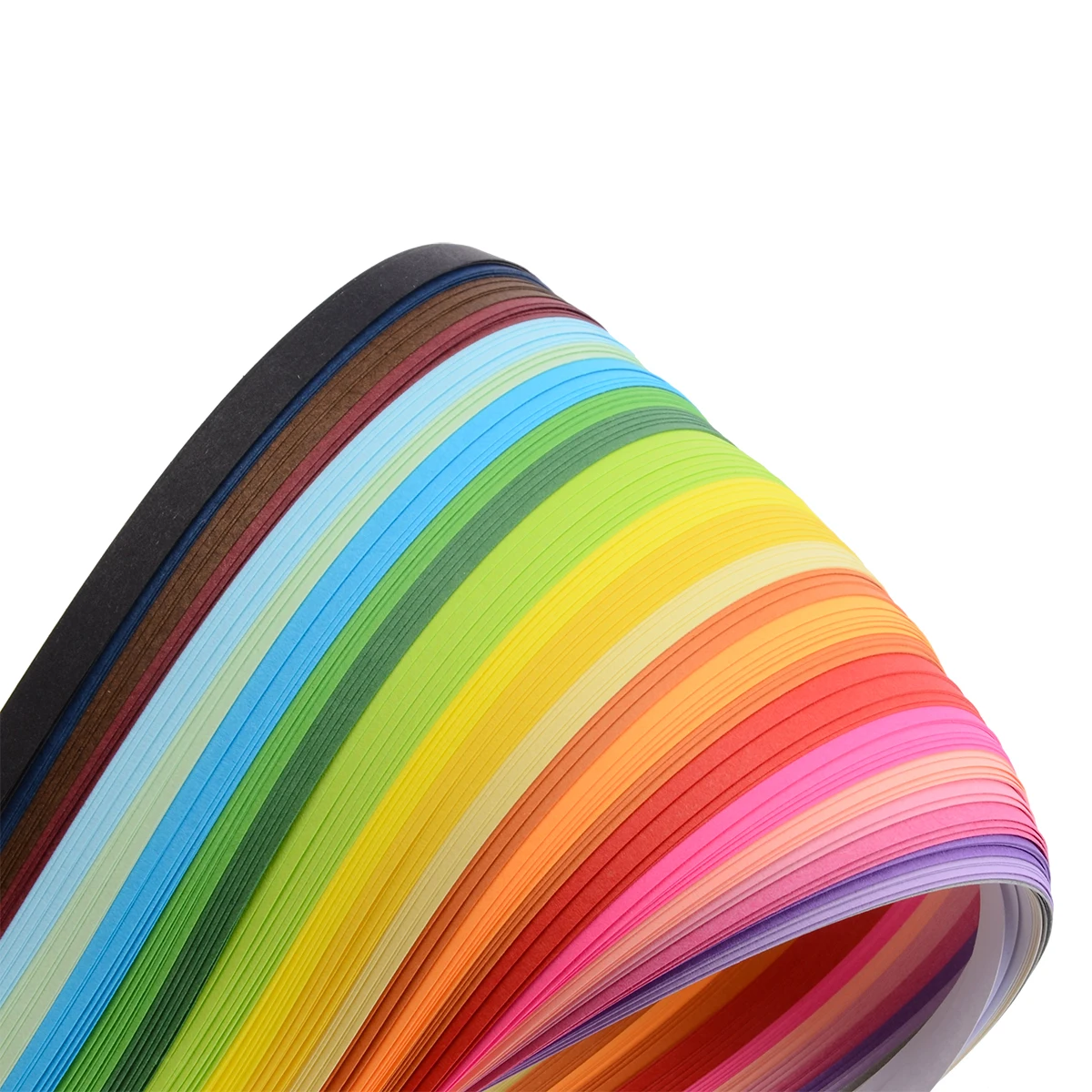 160 ПОЛОСЫ РАДУГА Бумага полоски для квиллинга набор красочных Рюш сделай сам