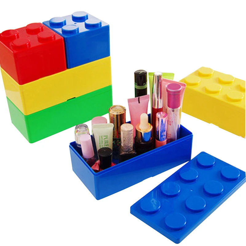 Legoings офисный Настольный ящик для хранения строительных блоков коробка всякой