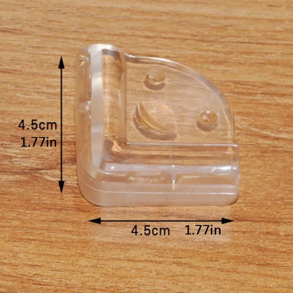 10 pcs Transparent Collision Protect Corners L-shaped Edge Print Smiling face For Baby's Care Easy Install Clean | Мать и ребенок