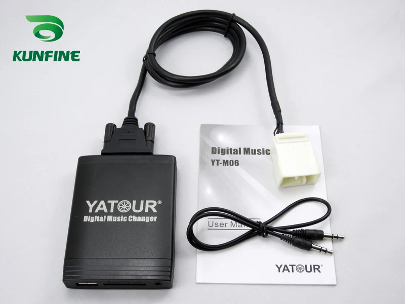 Автомобильный цифровой музыкальный адаптер Переходник USB SD Aux MP3 интерфейс