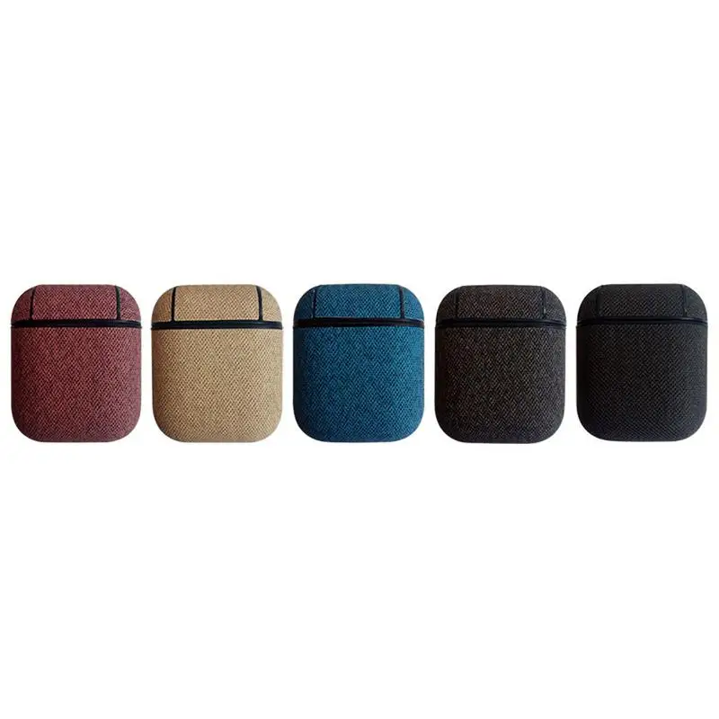 For Airpods Protective Case Wireless Bluetooth Headset Box Charging Bag Leather Earphone Cover Shell | Электроника