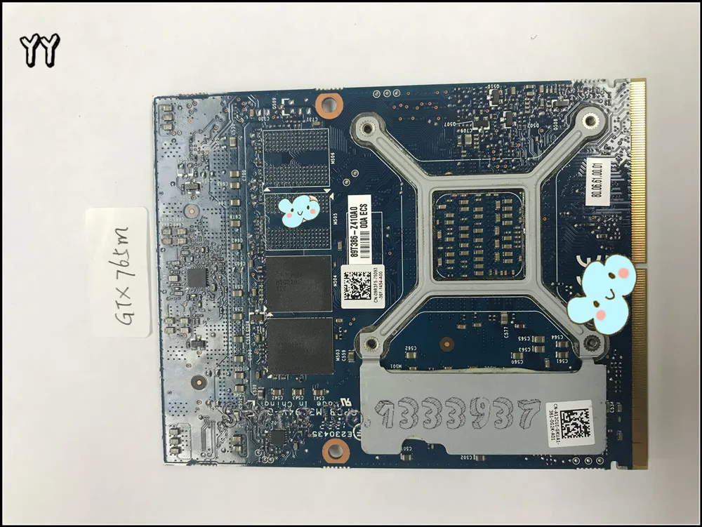 Бесплатная доставка Для geforce GTX765M GTX765 N14E-GE-B-A1 GTX 765M 2G Графика видеокарта для M17X R3 R4 R5