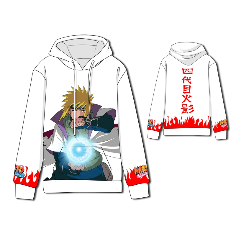 Горячие аниме Hokage Наруто косплей толстовки Стандартный с капюшоном зимние топы