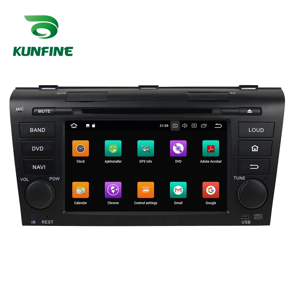 KUNFINE четырехъядерный 2 Гб ОЗУ Android 8 1 Автомобильная dvd-навигационная система