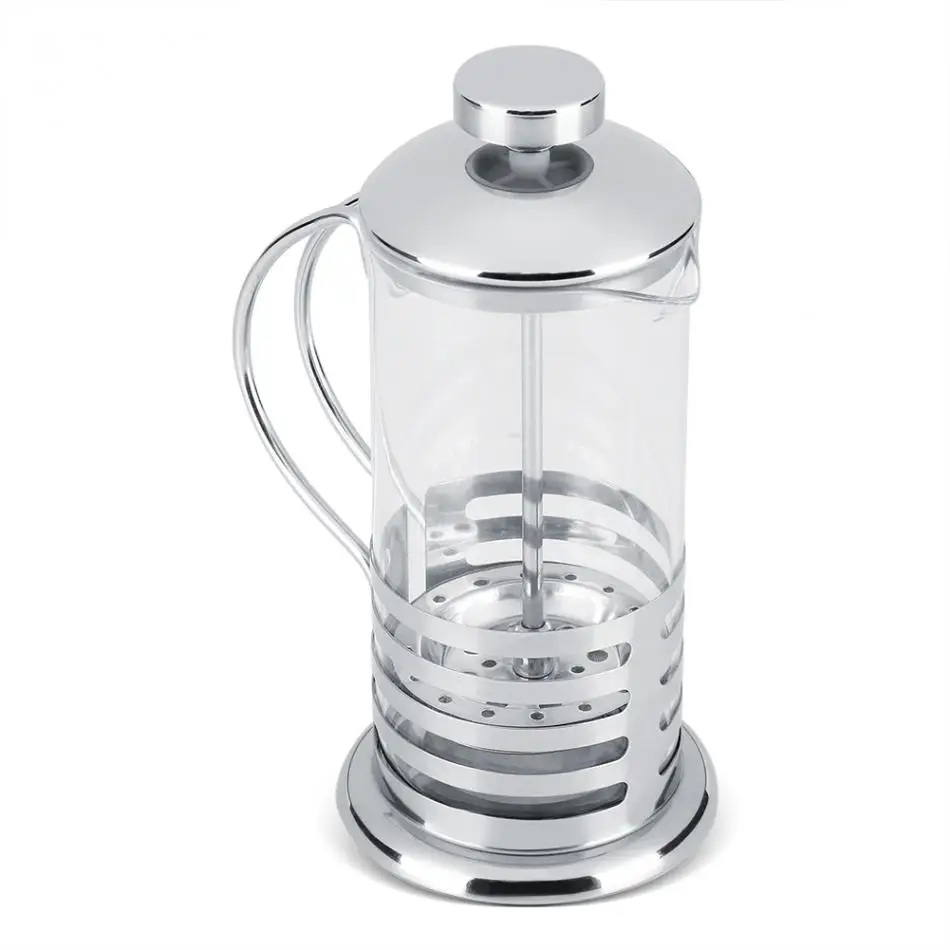 Home 350ml Stainless Steel Glass Teapot Filter Tea Kettle Coffee Pot Convenient Office | Дом и сад