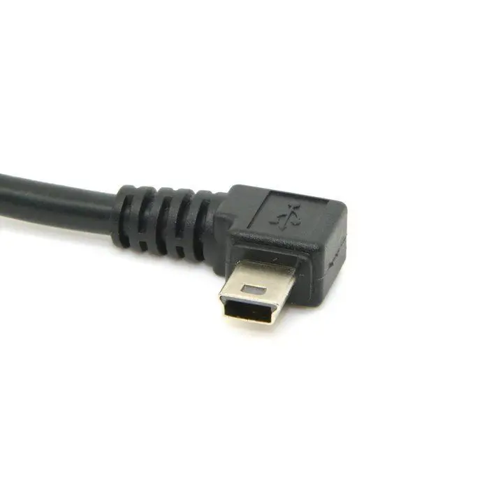 Zihan Mini USB B Type 5pin мужской правый угловой 90 градусов к 2 0 Мужской кабель для передачи