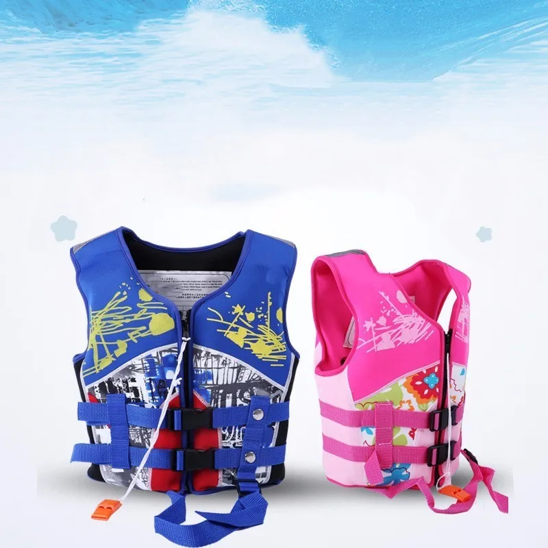 

Children Outdoors Yacht Motorboat Buoyancy Clothes Snorkeling Thickening Vest Foam Zippered And Adjustable Buckle Life Jacket