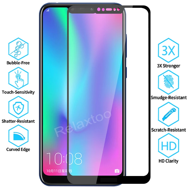 2 шт./лот на Honor 8X стекло для Huawei 8C закаленное 8 X C защита экрана Honor8X Защитная пленка