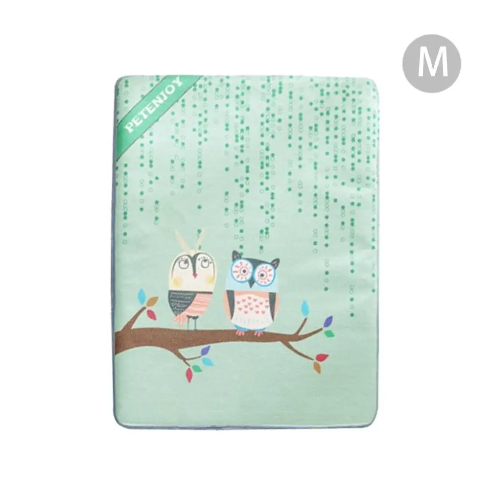 Домашнее животное летняя охлаждающий коврик подушки из вискозы спальный не