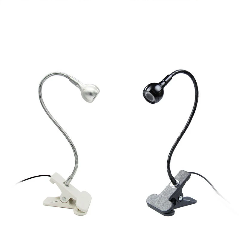 3W USB Flexible LED Stand Clip Reading Light Clip-on Beside Bed Table Desk Lamp Book Gift for Student | Освещение