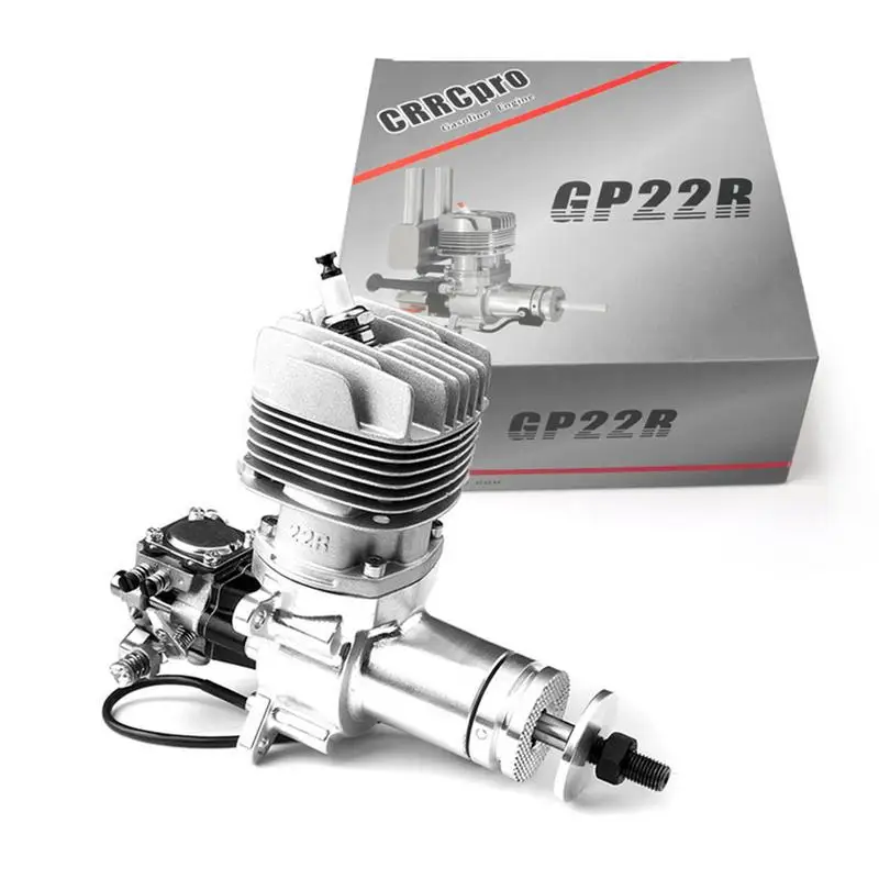 CRRCPRO GP22R 22CC Тип 2 цикл бензиновый двигатель задний глушитель и зажигание пульт