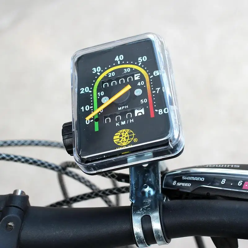 

Universal Bicycle Computer Square Mechanical Speedometer Stopwatch for MTB Mountain Road Bike Fixed Gear Bicycle