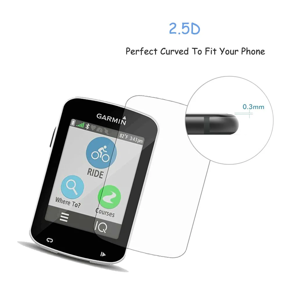 Закаленное стекло для экрана Garmin Edge 820 0 3 мм 2.5D 9H ультратонкая защита от отпечатков пальцев пленка GPS|Защитные