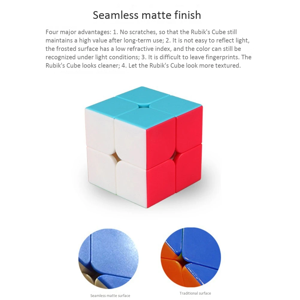 2x2 скоростной куб игрушки кубик-пазл без наклеек обучающие для детей подарок |