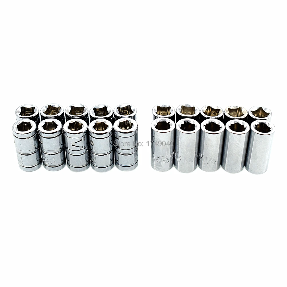 Адаптер торцевого привода 1/4 &quotс квадратным приводом на 1/4&quot шестигранный